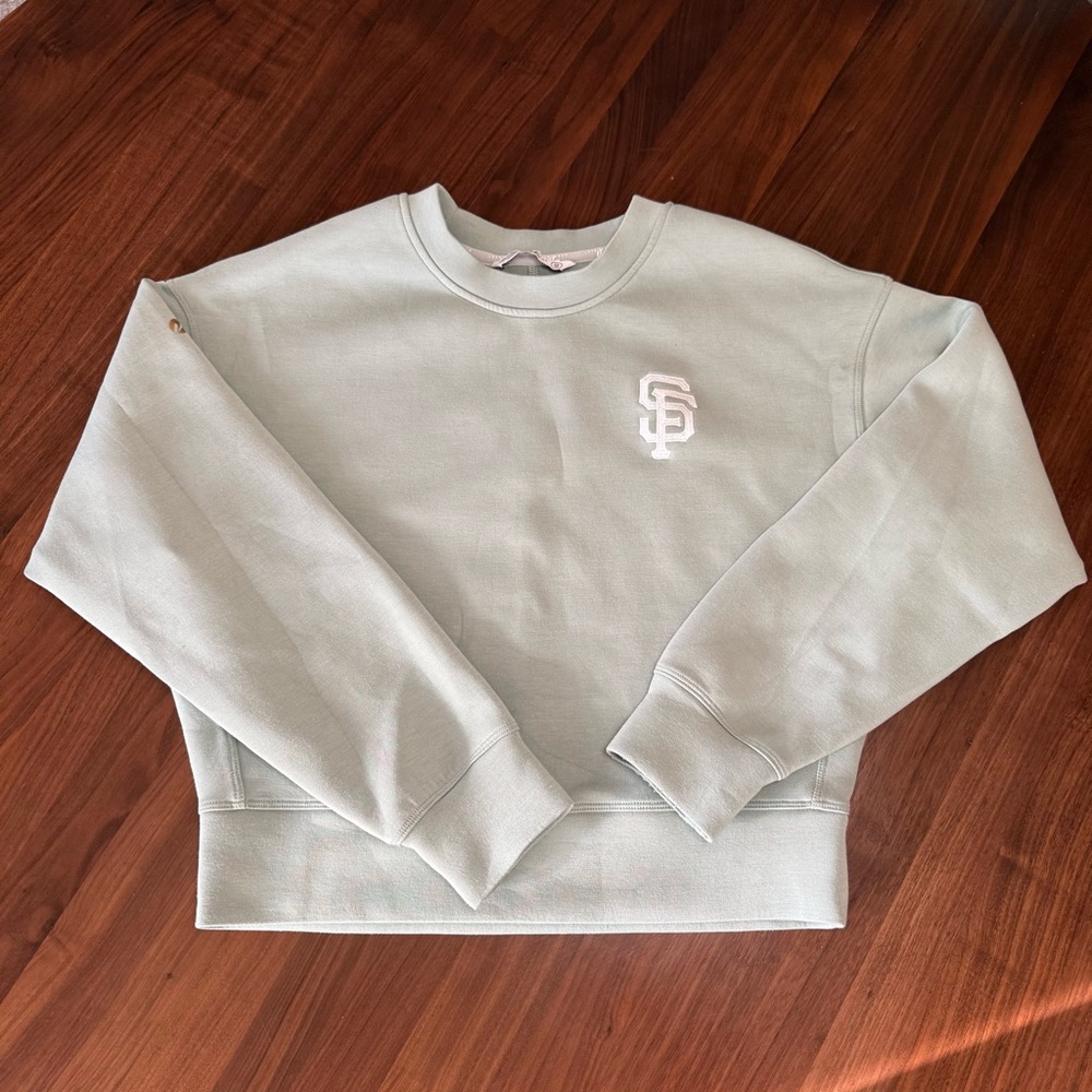 Levelwear Sage Green SF Giants Luxe Signature Tri-Blend Pullover